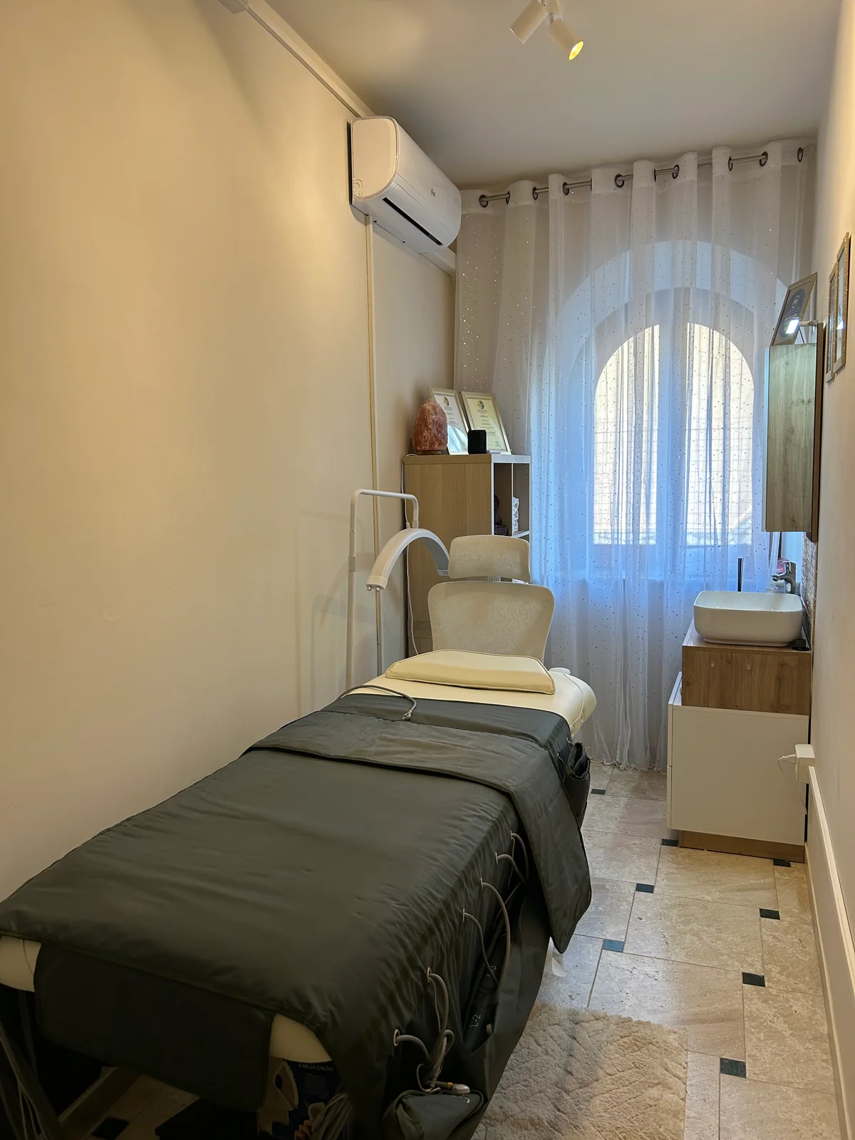 Cabina Solaria dedicata ai percorsi viso e corpo