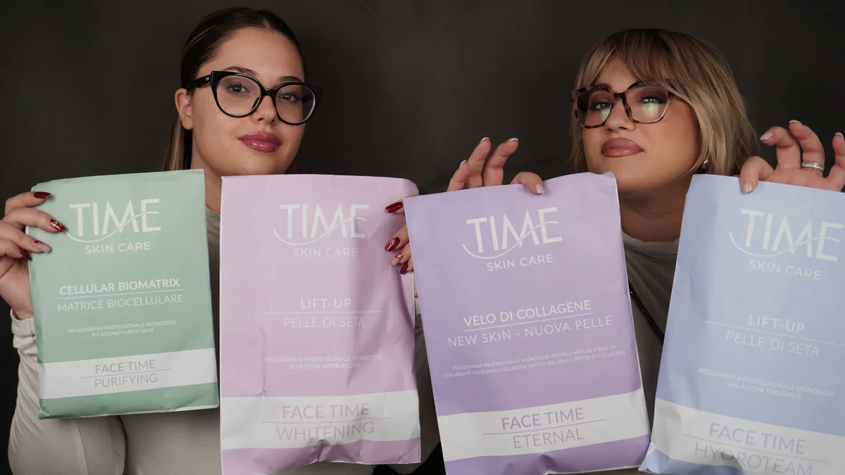Team Solaria con i trattamenti professionali TIME Skin Care